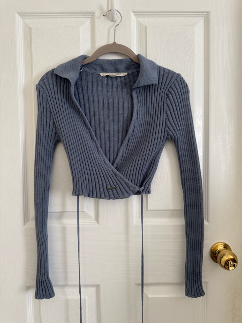 Aeropostale Ribbed Wraparound Cardigan